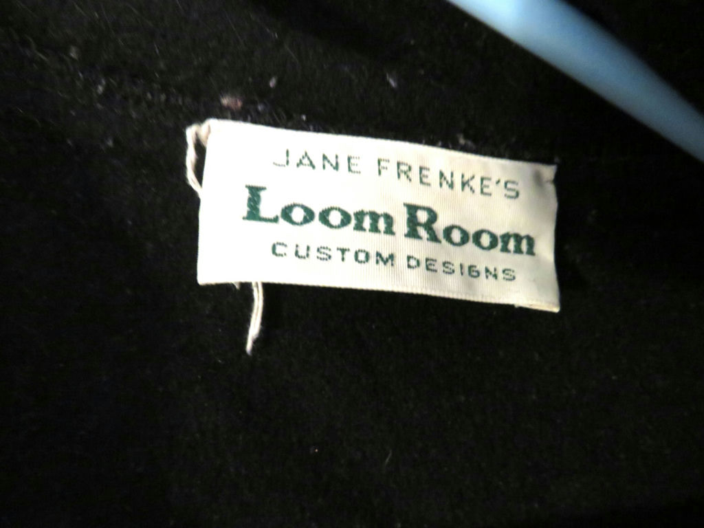 Jane Franke Loom Room Cardigan Sweater with Weaving - image 2 of 3