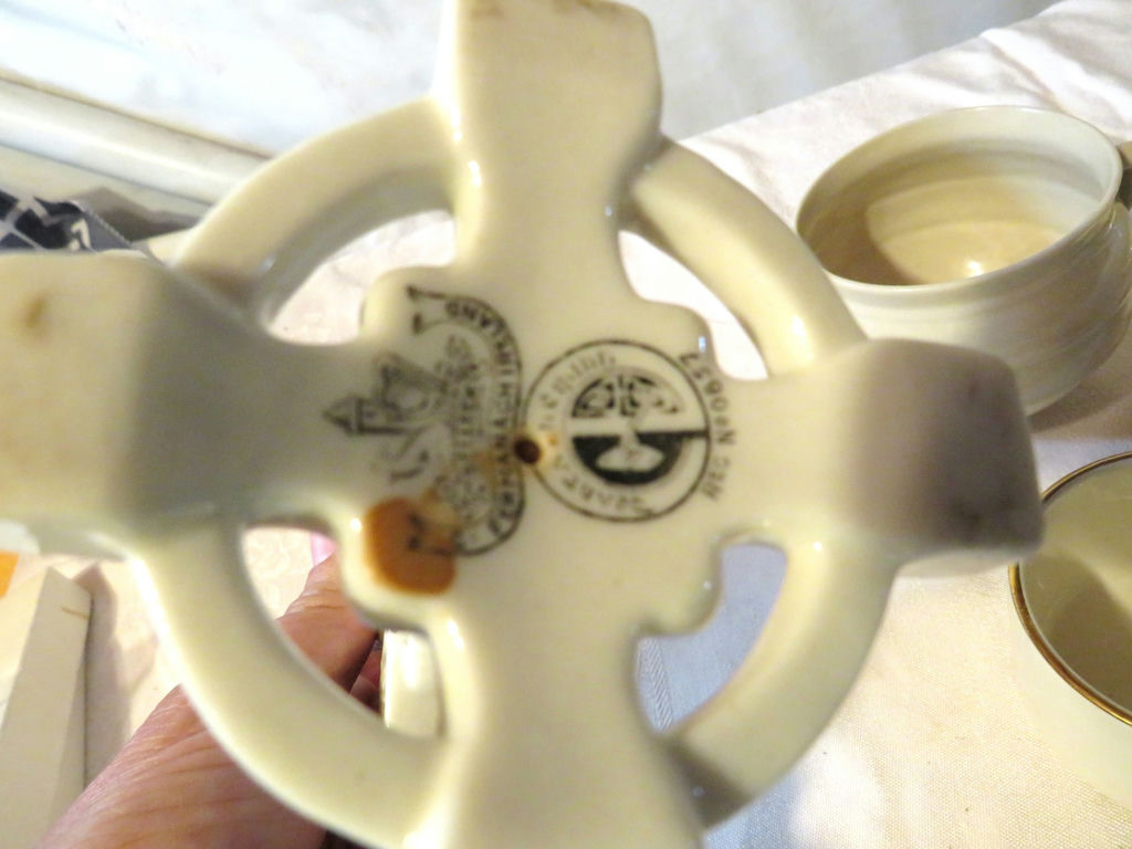Vintage Belleek Porcelain with Early Black Stamp - image 8 of 8