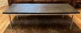 Mid-Century Modern Chrome and Slate Coffee Table - thumbnail 2 of 6