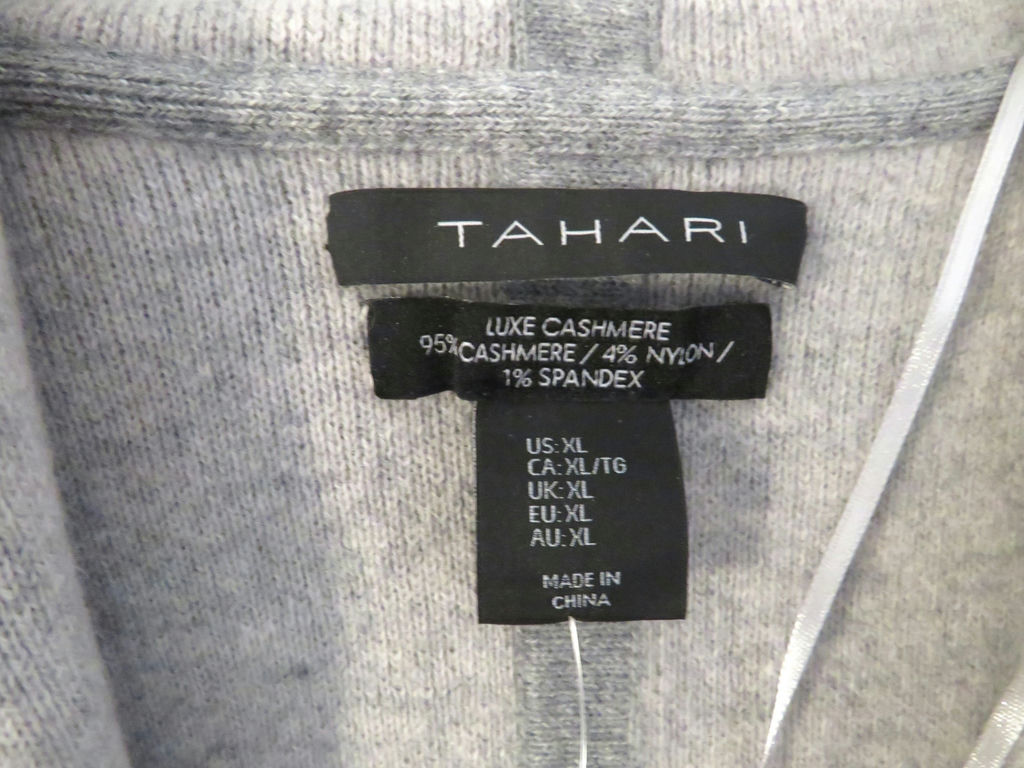 Tahari New with Tags Cashmere Blend Hooded Sweater - image 3 of 4