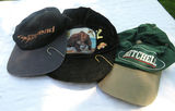 3 Hunting Mitchell Caps Hats Some Pins Included - thumbnail 1 of 10