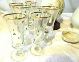 Irish Theme Lot including 2 Vases Pilsner Glasses - thumbnail 2 of 10