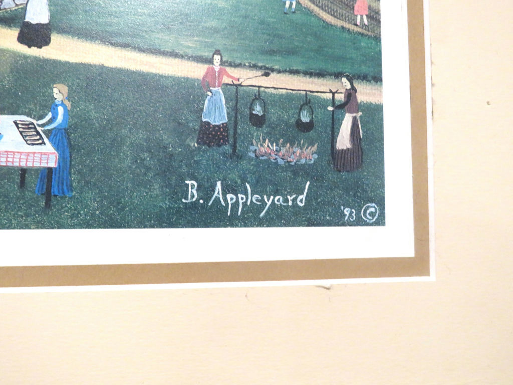 LTD Ed Barbara Appleyard Framed Lithograph COA - image 5 of 7