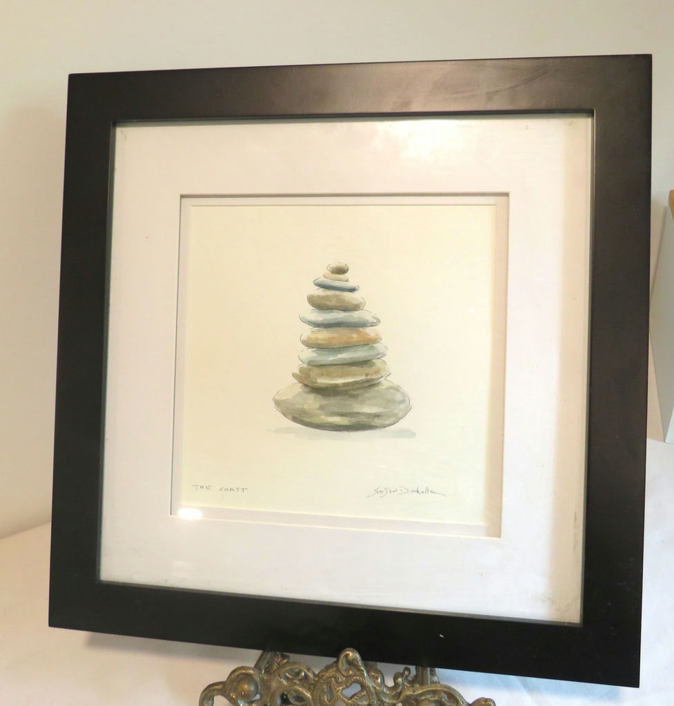 Soosen Dunholter Signed "The Coast" Framed Art - image 1 of 6