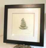 Soosen Dunholter Signed "The Coast" Framed Art - thumbnail 1 of 6