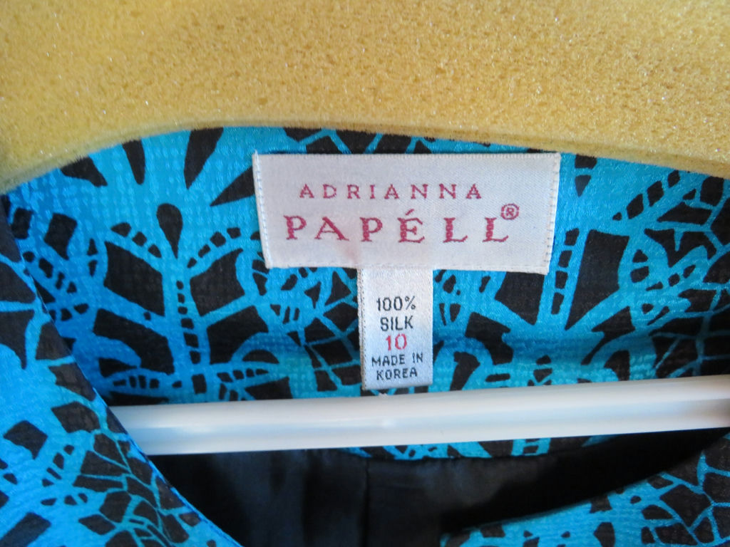 4 Adrienne Papell Designer Tops Jacket Silk Beaded - image 15 of 15