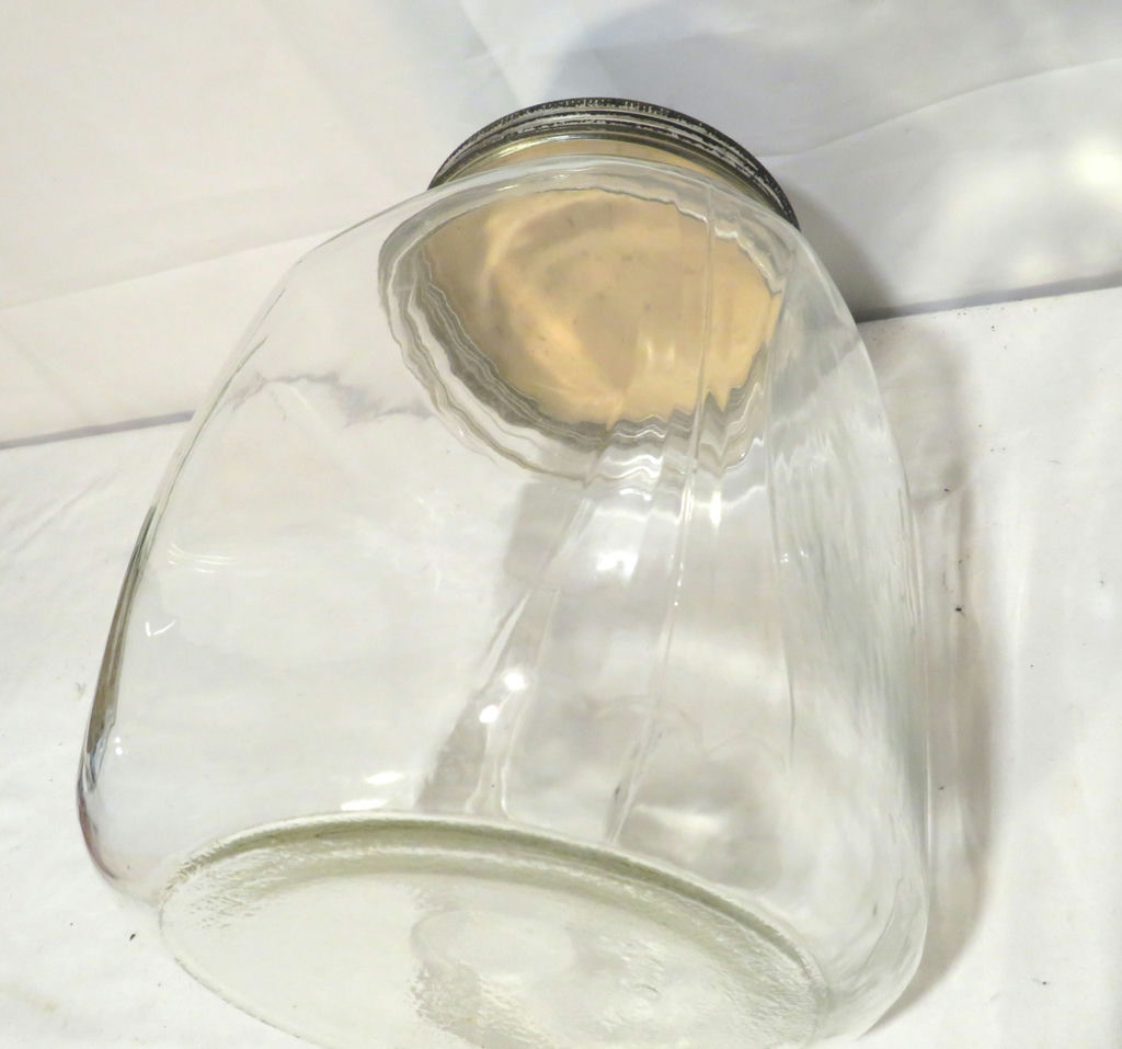 Vintage Necco Candy Hazel Atlas Glass Jar with Lid - image 6 of 6