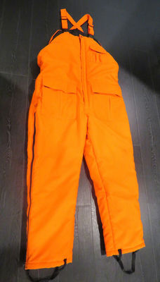 Men's Hunter Orange Suspender Overalls Outdoor - Image 1 of 6