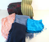 Variety of Wool Scarves Some Silk Blend - thumbnail 2 of 8