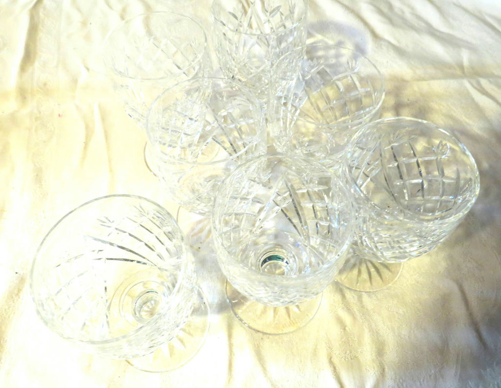 7 Waterford Crystal Wine Glasses - image 6 of 6
