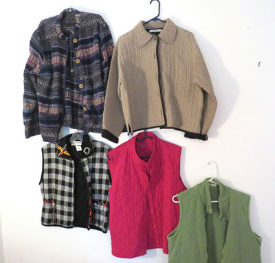 Quilted Textile Vests And Jackets - Image 1 of 13