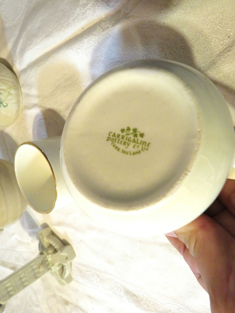 Vintage Belleek Porcelain with Early Black Stamp  - image 5 of 8
