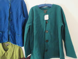 Lot Of 100% Wool Jackets Blue Green Purple - thumbnail 3 of 13