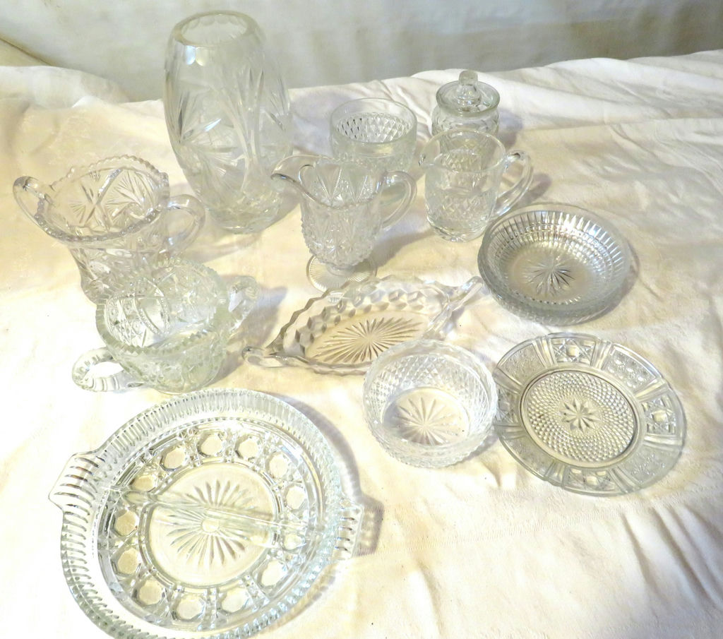 Collection of Glassware Including Fostoria Dish - image 2 of 9