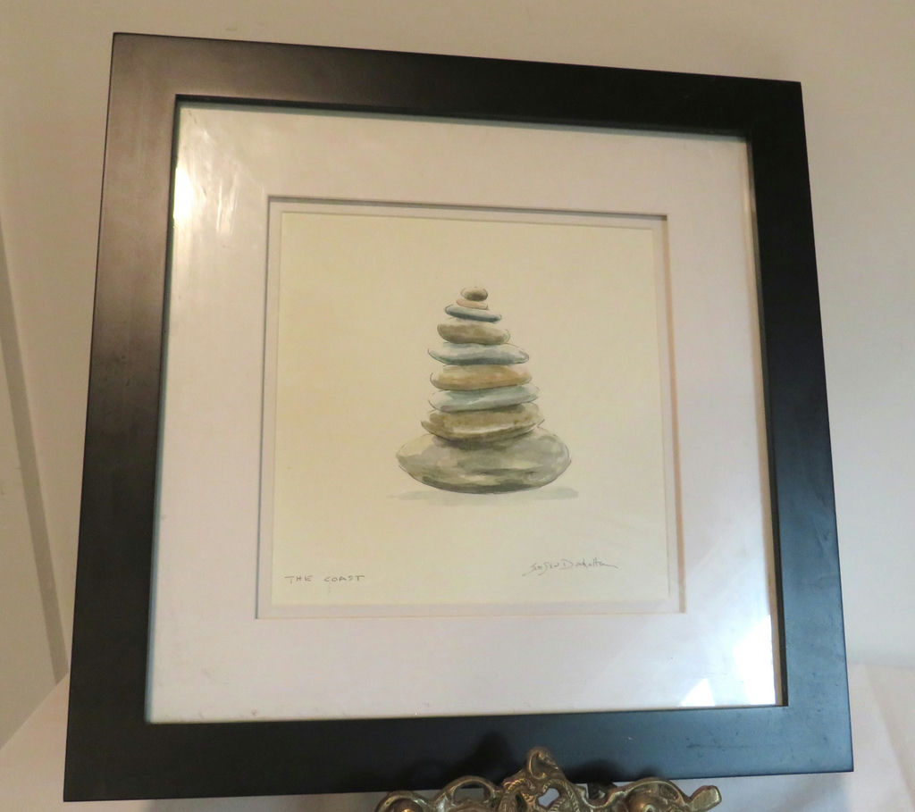 Soosen Dunholter Signed "The Coast" Framed Art - image 5 of 6