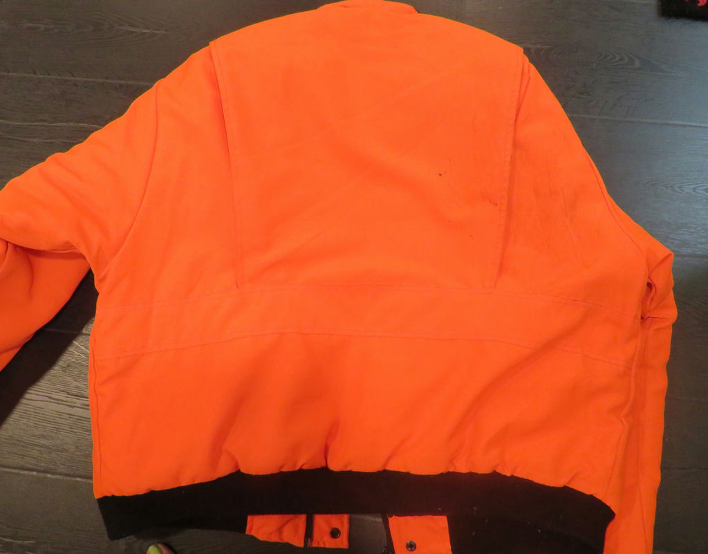 Mens Orange Hunting Outdoor Lined Vest Sz 40 - image 8 of 8