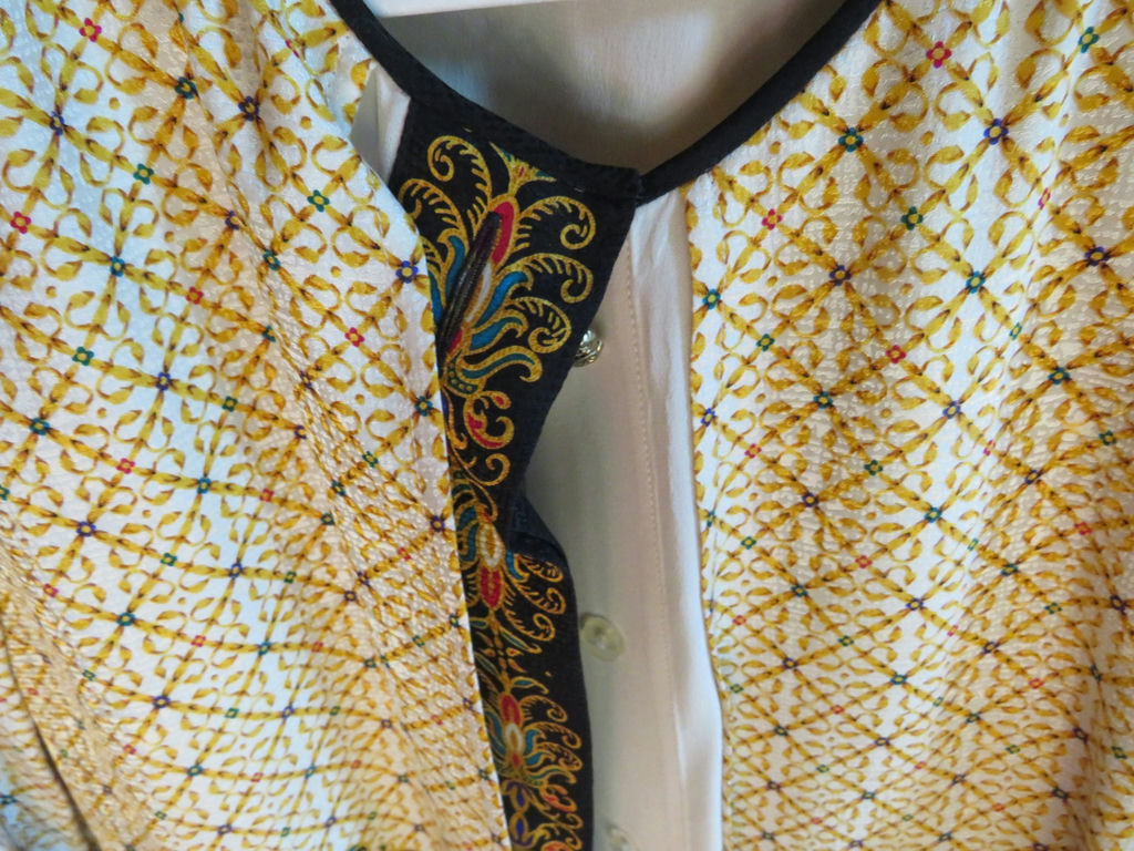 4 Adrienne Papell Designer Tops Jacket Silk Beaded - image 11 of 15