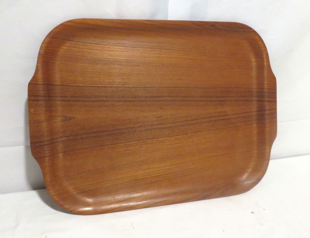Vintage MCM Backman Teak Tray Finland - image 2 of 4