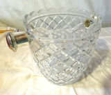 Towle Glass Ice Bucket Diamond Pattern - thumbnail 1 of 7