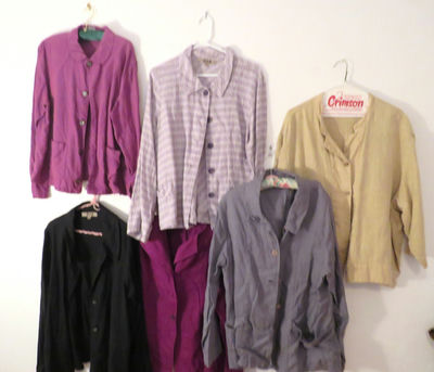Lot Linen Shirt Jackets FLAX, J. Jill, etc. - Image 1 of 8