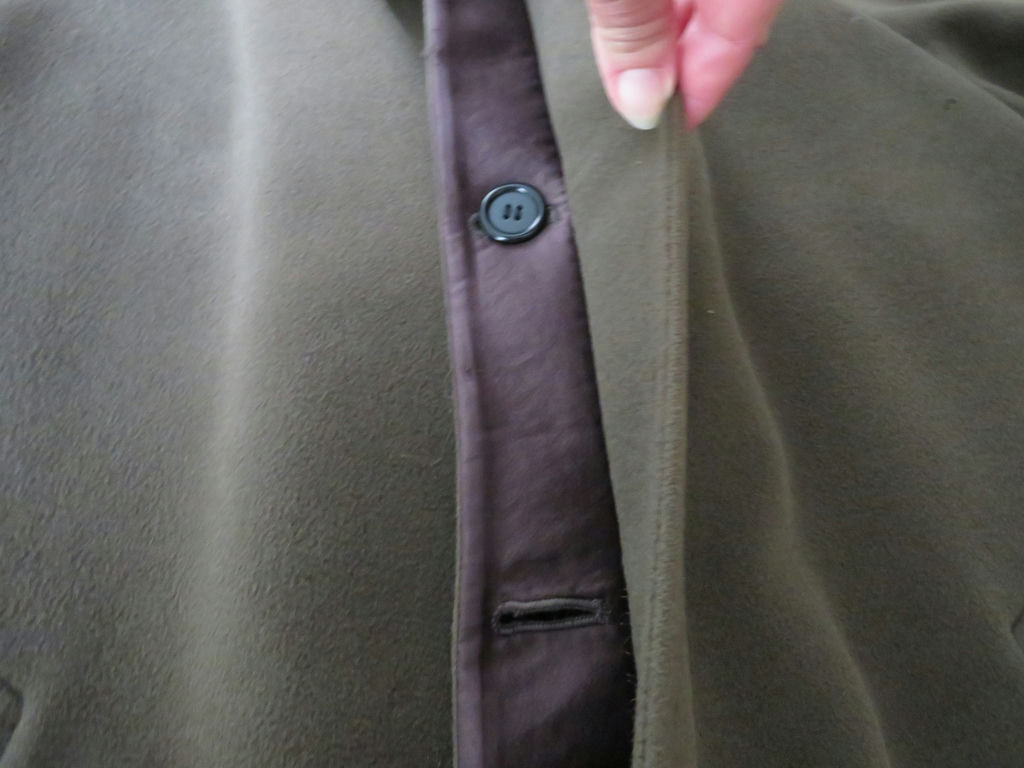 Vintage Brooks Bros Men’s Angora Wool Overcoat Sz 44L - image 5 of 10