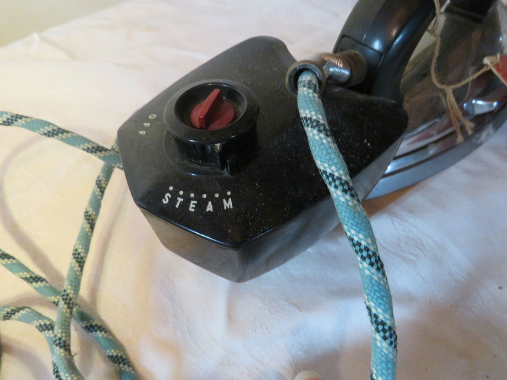 General Mills Antique Steam Iron with Tag - image 4 of 8