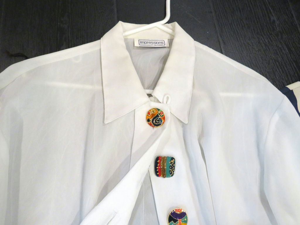 5 Long Sleeve Silk Shirts Christian Dior Women's - image 13 of 14