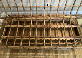 Midcentury Modern Bamboo Rattan Sofa with Original Cushion - thumbnail 3 of 6