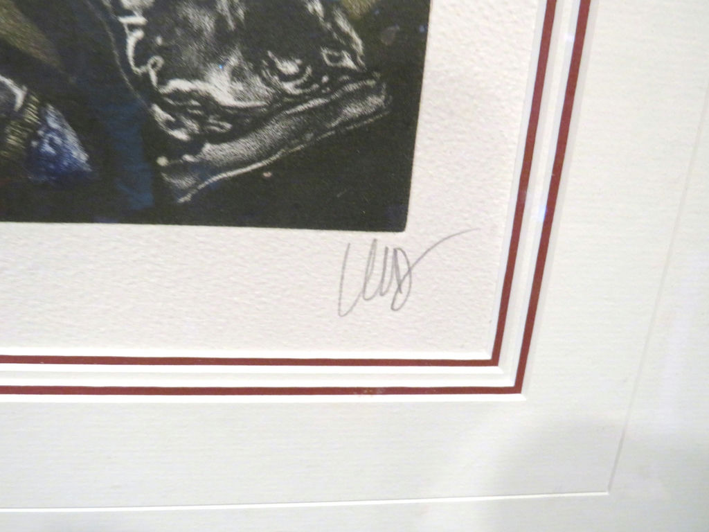 Signed "Oleo" Limited Edition Framed Art Spanish Artist - image 5 of 7