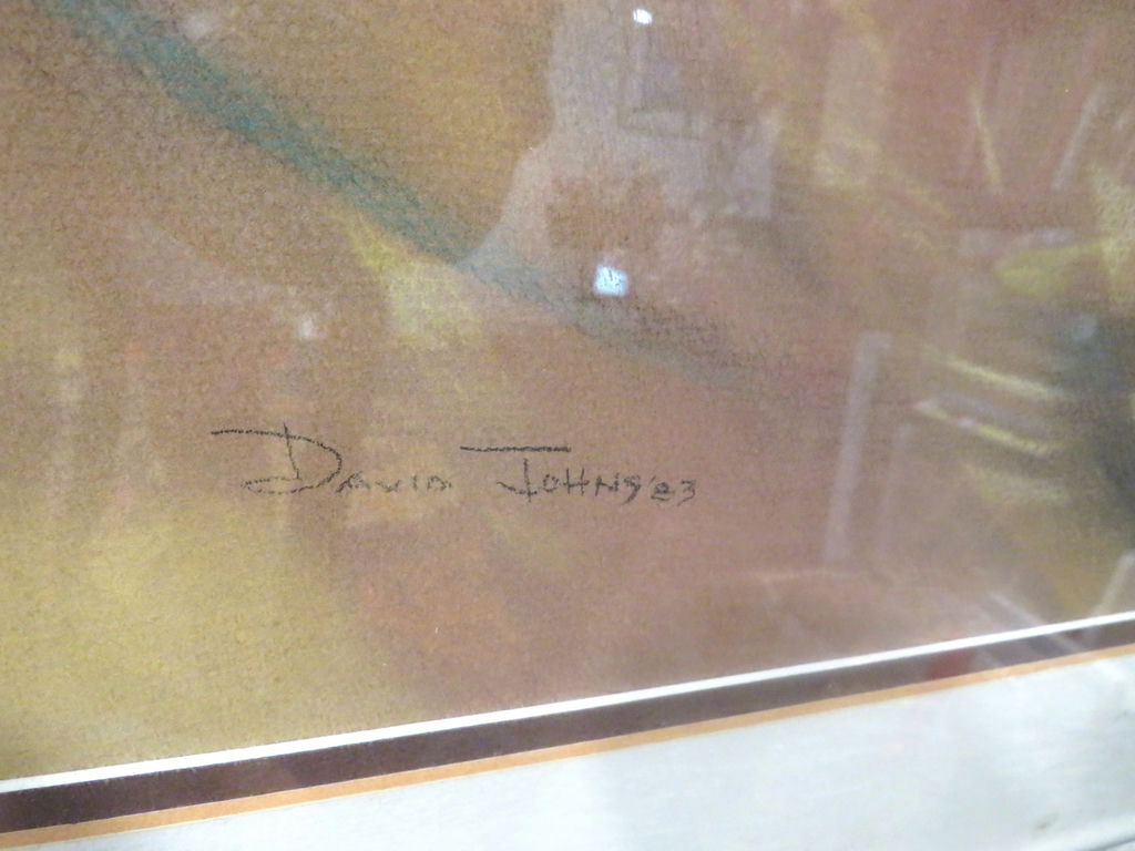 Framed Navajo Artist David Johns Print of Navajo Apache - image 3 of 5