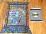 Tibetan Thangka Painting Textile and Zapotec Bird Motif Hanging - thumbnail 5 of 5