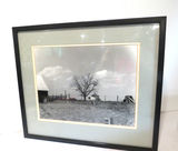 John Hock Missouri Artist Framed Farm Horse Scene Photograph - thumbnail 2 of 5