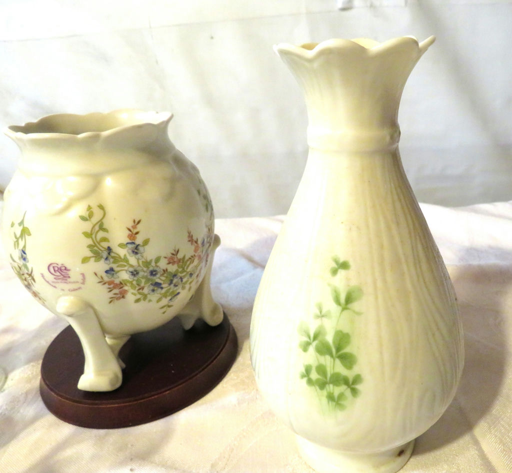 Irish Theme Lot including 2 Vases Pilsner Glasses - image 3 of 10