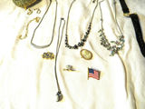 Vintage Costume Jewelry and Citizens Watch and Trinket Box - thumbnail 3 of 11
