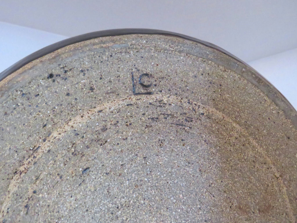 3 piece Studio Pottery Plate and 2 Bowls - image 8 of 9