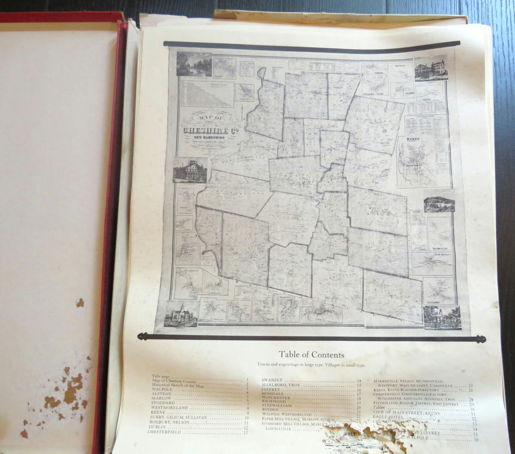 Cheshire County NH Portfolio of Maps Towns - image 2 of 8