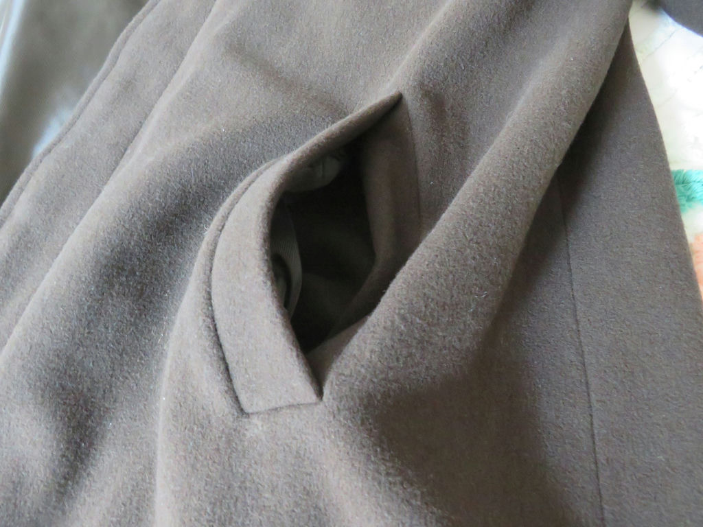  Vintage LL Bean Men’s Wool Overcoat Dress Coat - image 7 of 7
