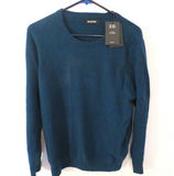 Naadam Teal Crewneck Cashmere XL Women’s Sweater NWT - thumbnail 1 of 4