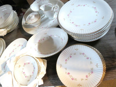 Massive Lot of Rose China Noritake Dinnerware - Image 1 of 9