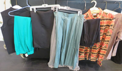 Assorted Silk Women's Clothing Pants Skirts and Tops - Image 1 of 17