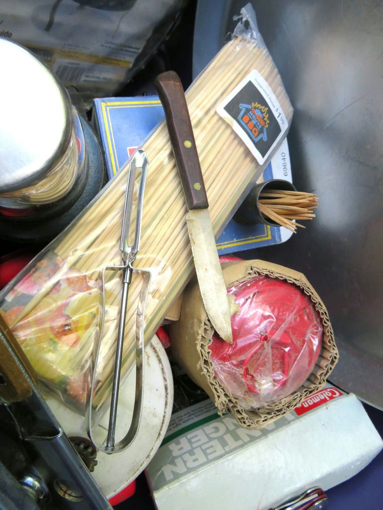 Bin filled with Camping Supplies Portable Primus Stove - image 2 of 13
