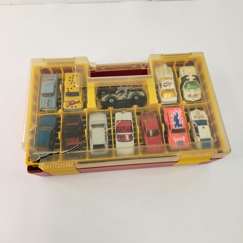 24 1980's Majorette Diecast Toy Cars W/ Case - image 9 of 9