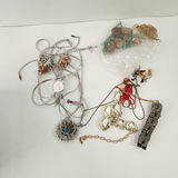 Assorted Costume Jewelry Necklaces Chains Bracelets Earrings - thumbnail 5 of 6