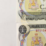 1973 Canadian $1 Bills Sequencial Bank Notes - thumbnail 5 of 8