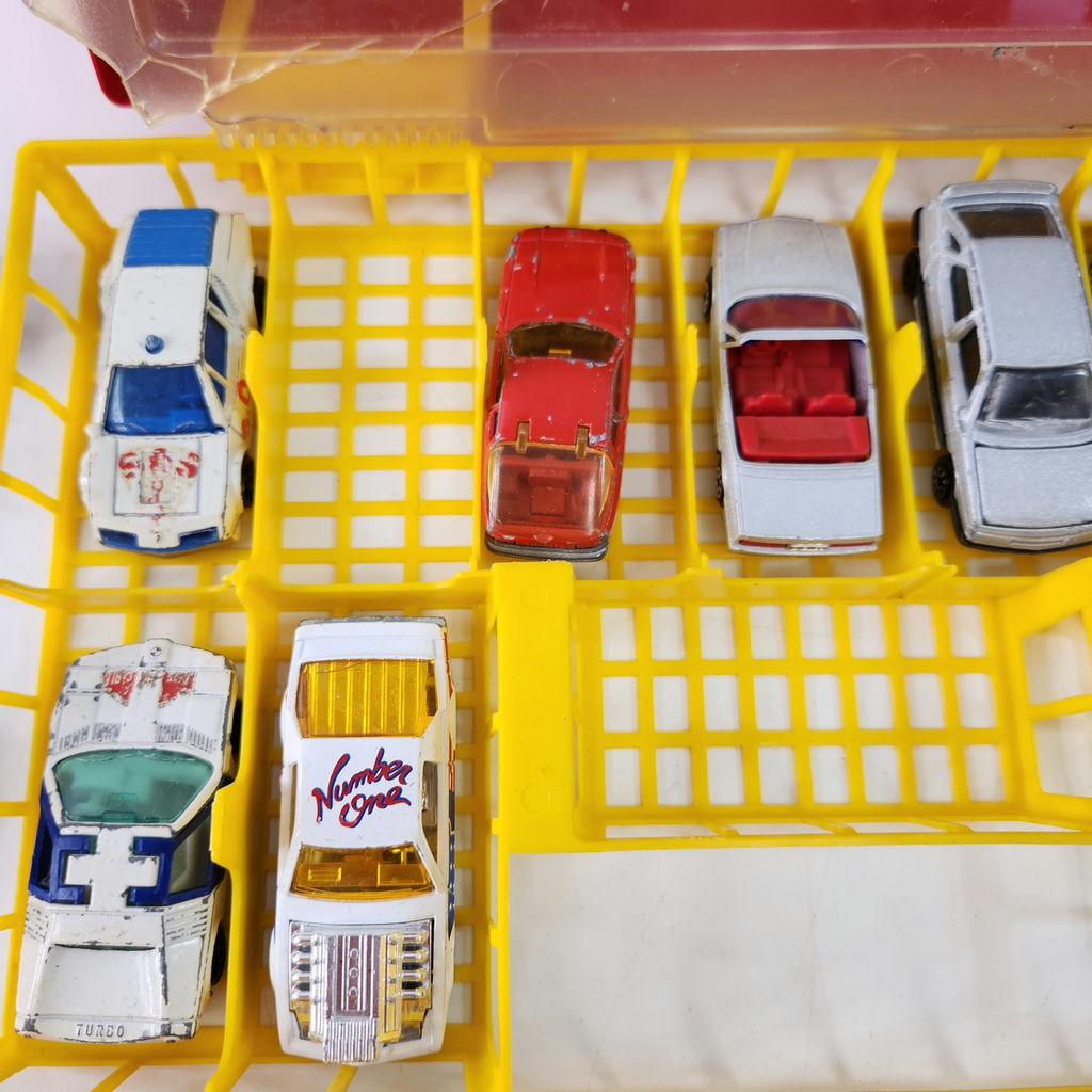 24 1980's Majorette Diecast Toy Cars W/ Case - image 5 of 9