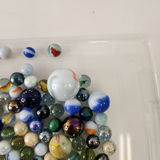 Assorted Glass Marbles Various Colours Sizes - thumbnail 5 of 7