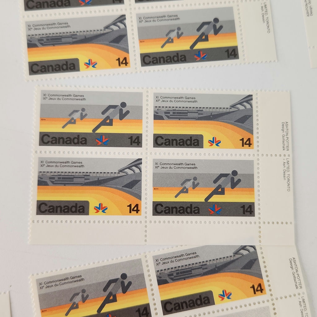 126 Commonwealth Games Canada Post Stamps - image 3 of 5