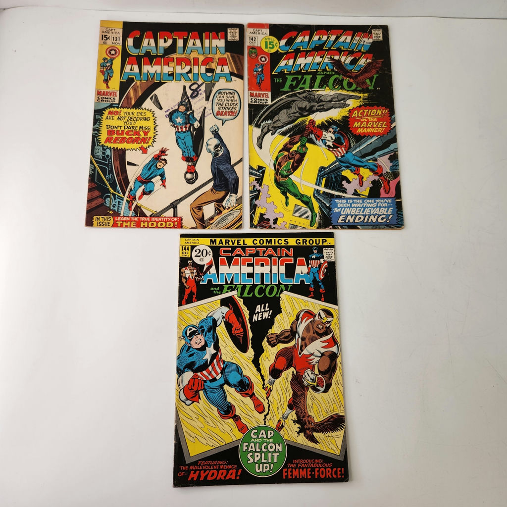 Captain America #131, 142, 144 - image 1 of 4