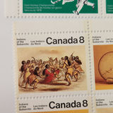 100+ Assorted 1970's Canada Post Stamps Christmas Field Hockey - thumbnail 4 of 5