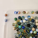 Assorted Glass Marbles Various Colours Sizes - thumbnail 6 of 7